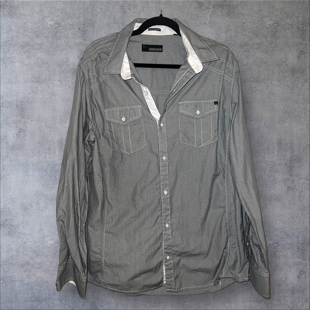 Buckle black label button up (xl)